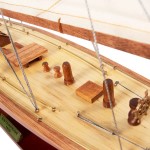 Y025F Enterprise Medium L60 (Fully Assembled) Y025 Enterprises Sm Sailboat Model America Cup L02.jpg